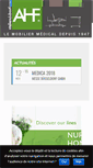 Mobile Screenshot of groupe-ahf.fr