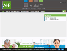 Tablet Screenshot of groupe-ahf.fr